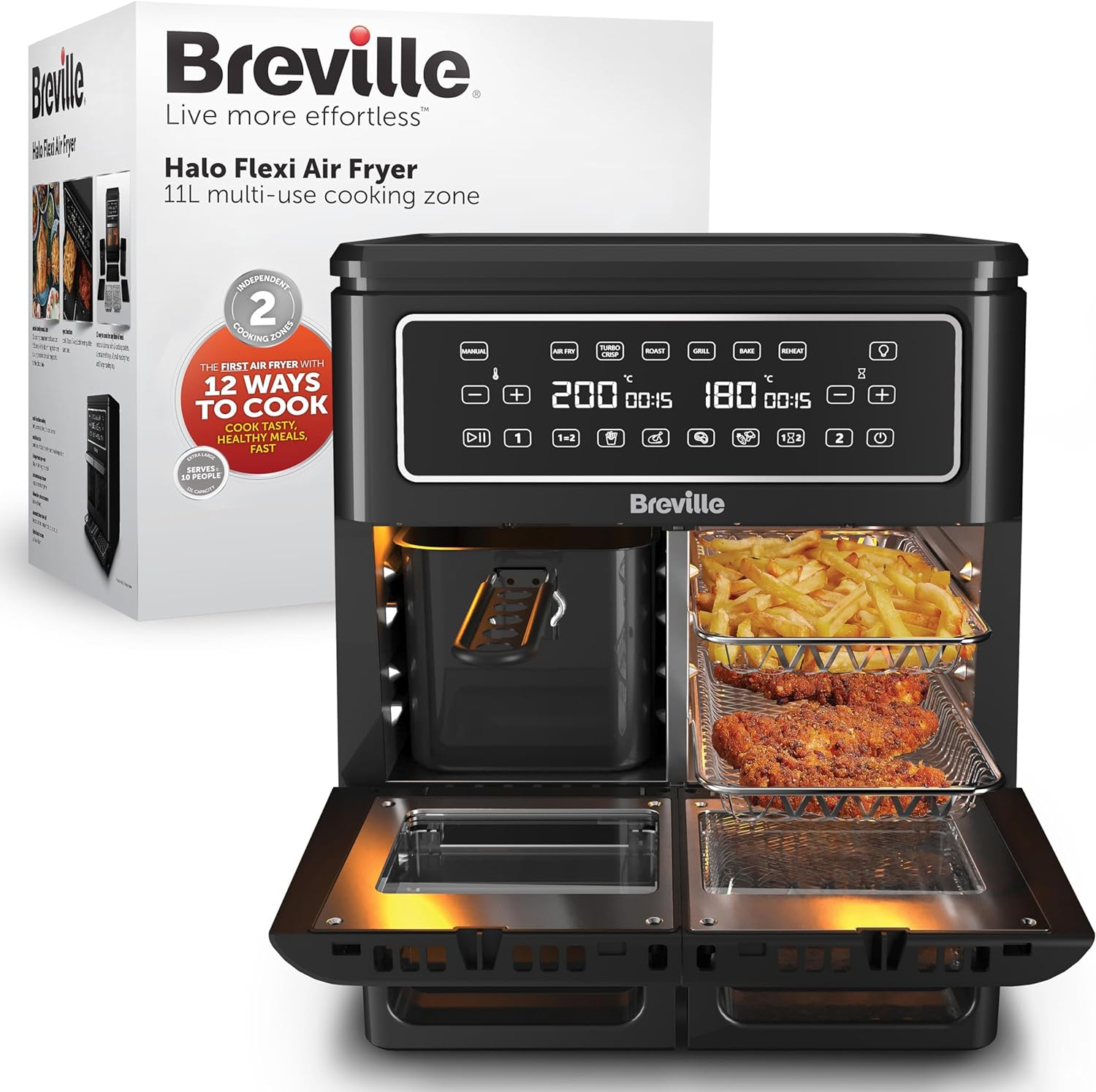 The Ultimate Kitchen Companion: Breville Halo Flexi Air Fryer | Digital ...